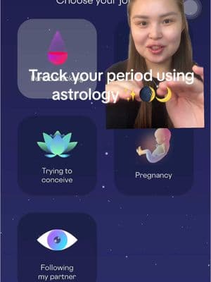 🌙 🌒 ♍️ #stardustapp @Stardust Cycle Tracker #period #periodtracker #greenscreenvideo 