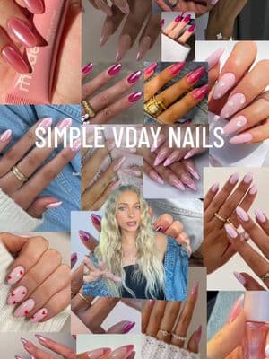 Replying to @KATE ANDERSON we love simple vday nails 💘🪽💌 #valentinesdaynails #februarynails #pinkchrome #nailtok #greenscreen 