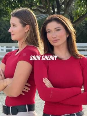 Sour Cherry joins the lineup - #February6 👀🍒 #heyathletes #fyp #ROOTD #TKEQ #equestrian #horsegirl #hunterjumper #horsesoftiktok 