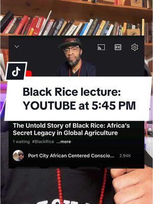 Replying to @Ch0c0late Di0m0nd Don’t miss class lecture on YT at 5:45 PM #ilearnedontiktok #Hillmantok #hillmanuniversity #BlackRice #blackhistory #fypシ 