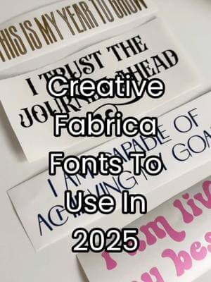 ✨ 5 Must-Have Fonts for 2025! ✨ New year, new fonts! 🎨 Whether you're crafting, designing, or personalizing projects, these fonts will make your creations stand out in 2025! 🔥 Which one is your favorite? Drop a 🖌️ in the comments & we’ll send you the link! ⬇️ . #CreativeFabricaCrafts #FontsOf2025 #MustHaveFonts #CreativeDesigns #TypographyLover #CreativeFabrica 