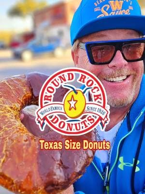 We're BACK Round #3  Gaint TEXAS Donuts 🍩 👩‍🍳👨‍🍳 Trey's Chow Down Road Trip'in the USA 🇺🇸 for deliciousness on our MEETS, EATS and SWEETS Tour 2025. Today we're at Round Rock Donuts to check out some of Texas largest donuts 🍩 made right here in ROUNDROCK. 👉 Round Rock Donuts  Every donut and baked item is prepared fresh in house using only the freshest and finest ingredients to create a trip straight to delicious-ville. 😋 They also have TEXAS size Cinnamon rolls that took up the entire plate. 💯 Each Texas Size Donut, Cinnamon Roll, and regular donuts where served HF&D #HotFreshandDelicious and sent us on a trip to #Deliciousville via the #flavorrodeo. Absolutely loved everything we tried. Not to sweet, soft fluffy insides and warm on the outside YUMMMY! 😋 📝👉 https://roundrockdonuts.com/ If you Visit Round Rock or you're passing through make plans to stop and chow down on the worlds largest donut or grab some original donuts. Just be ready for your trip to delicious-ville!  😋 They're an official Trey's Chow Down Delicious Destination for all North Texas food lovers to enjoy.😉😋  #chowwithtrey #SupportLocal #ChefDriven #OfficialTreySChowDownDeliciousDestination  #roundrocktx #donuts #donuts🍩 #donutsofinstagram #donutshop #donutlover #dfwgrubclub #dfwfoodies #austin #austintexas #foodnetwork #BestThingIEverAte  📝👉Www.Treyschowdown.com for more 😋