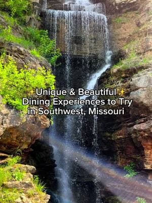 Unique and beautiful restaurants to visit in the Missouri Ozarks and Southwest, Missouri. #uniqueexperiences #uniquerestaurant #springfieldmo #ozarks 