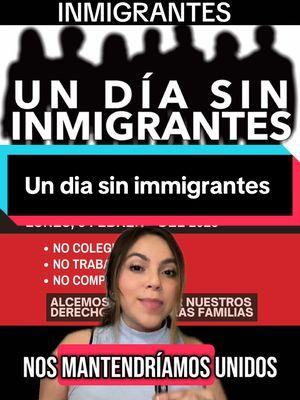 #greenscreen  Un día sin inmigrantes. Vamos a demostrar que los Latinos somos importantes. #inmigrantes #viralvideo #foryoupage #viral #fyp #latinosracist #latinosenusa #undiasininmigrantes #undiasininmigrantes♥️🙏🏻 #inmigranteslatinos #deportacionesamigrantes #donaldtrump #deportacionesamigrantes🥺 #deportation #inmigrantes #undiasinimagrantes #3defebrero 