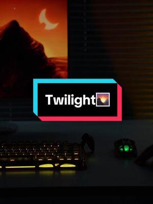 Room in the twilight🌄 #gravastar #GamingSetup #pcgaming #twilight #mercurykeyboard #mercurymouse #gravastarkeyboard #gravastarmouse #setup 