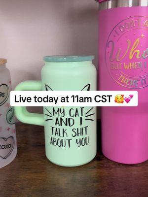 Look at all these beautiful cups 😍 who’s ready for today?! I am too excited! So many amazing “goodies” going out today too! Eeeekkk!!! #happyfriday #cups #glasscups #stainlesssteel #mugs #coffeecups #tumblers #cupgame #tooexcited #cantwait #girly #girlthings #trending #treatyourself #fyp 