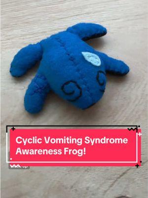 Reply to @Hilary_Anderson_Racing 🐸💙 #frogs #toads #amphibians #frogtok #disability #disabilitytiktok #chronicillness #chronicallyill #cvs #cvsawareness #cyclicvomittingsydrome #sewing #crafting #embroidery #plushies #handmade #handsewn 