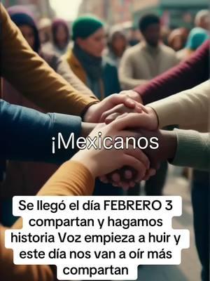 El 3 de febrero, los inmigrantes de diversas nacionalidades se unen en una poderosa demostración de solidaridad y fuerza. Este día es un llamado a la acción, donde se detienen las labores y las compras para hacer escuchar nuestras voces.  En cada esquina, en cada calle, se siente nuestra presencia y se reconoce nuestro valor esencial en la construcción de este país. Historias compartidas y manos entrelazadas simbolizan la lucha por respeto y dignidad.  Esta es la oportunidad de demostrar que, sin nosotros, nada es igual. Juntos, estamos creando un cambio significativo hacia un futuro más inclusivo y justo.  #InmigrantesUnidos #Solidaridad #Respeto #CambioSocial #Febrero3 #compartan #share #unidos #juntos #amen 