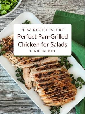 If you need a solid, go-to chicken breast recipe, this is it 🔥 We all know how to cook chicken breast, but getting it perfectly juicy and flavorful every time? That’s another story. My Perfect Pan-Grilled Chicken Breast recipe is quick, simple and foolproof—no dryness, no guesswork, just bold, savory flavor in every bite. Perfect for salads, bowls, wraps or meal prep. Hit my bio link or visit ThatSaladLady.com for the full recipe. Give it a try and tag me! I’d love to see your creation 🍽️ #ThatSaladLady #GrilledChicken #ChickenBreast #HealthyRecipes #QuickAndEasy #FlavorfulFood #ProteinPacked #MealPrepMadeEasy #SaladToppings #NutritiousMeals #CookingMadeSimple #FreshAndDelicious #BuildYourBowl 