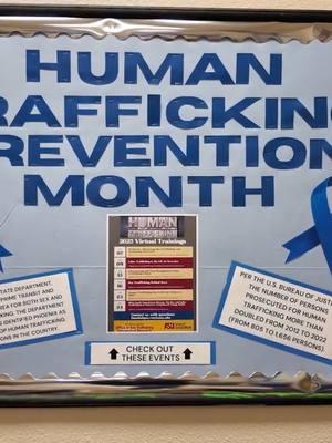 January is National Human Trafficking Prevention Month. We are proud of our TPD officers who support community members and regularly meet with Tucson businesses to educate them on human trafficking red flags and resources.  Arizona runs a 24/7 hotline to provide resources and support to all in need.  If you need help or know someone who is impacted, call 1-877-4AZ-TIPS or call, text, or chat with the National Human Trafficking Hotline: 1-888-373-7888 | Text: 233733 (BEFREE) | Live Chat: TTY: 711    #HumanTraffickingAwareness   #endtrafficking 