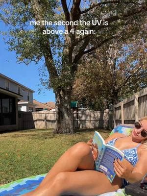 FL weather went from 60 to tanning weather🥰 i’m not complaining #uvindex #tanning #summerweather #summernostalgia #fyp #foryou #relatable #fakebody #over18 