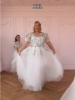 Beautiful brides comes in all shapes & sizes 🤍✨ Featuring the Alba Dress from our new Bridal Collection #bridaldress #weddingdress #weddingtiktok #plussizebride #sizeinclusivefashion #jessakae 