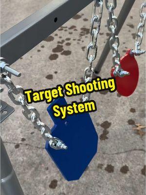 Target shooting system for range days and target practice. #targetpractice #rangeday #shootingrange 