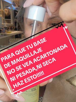 LA CLAVE PARA QUE TU BASE DE MAQUILLAJE SE VEA NATURAL Y NO SATURADA,NI PESADA,NI CRAQUELADA ES LA HIDRATACION Y HUMECTACION #basedemaquillaje  #maquillaje #casicincuentona #cincuentona #arreglate 