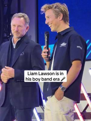 Liam wants it ✨that way✨ #liamlawson #fpseasonlaunch25 #fordperformance #redbullracing #f1tiktok @Ford Performance 