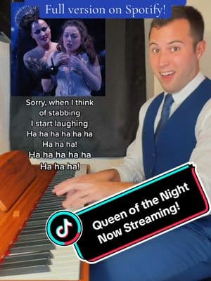 The full version of my English “translation” of the Queen of the Night aria is now on all streaming platforms. Hope you enjoy!  #operafordummies #operaforidiots #comedy #queenofthenight #opera 