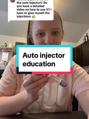 Replying to @chelseakathlyn92 Does anyone else have questions about the auto iniector? #ivf #ivfinjection #pio #autoinjector 