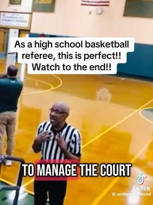 As a high school basketball referee, this is absolutely perfectly said by this Referee!! Good job!! #reflife #ref  #basketball #basketballref #prefect 