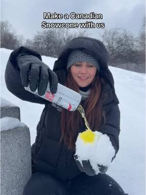 Maybe you should eat the yellow snow? ❄️⚡️ #CELSIUSEnergy #CelsiusCanada #HealthyEnergy #SnowCone 