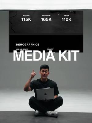 I created a free media kit template for you :) When I was first starting out as a content creator, I'd be spending hours emailing brands with screenshots, links, metrics, etc, whenever they asked for them. Once I found that many creators have media kits that they send to brands, I decided to take some time to make my own. Now I spend way less time emailing back and forth with brands because of this media kit. I published my media kit as a free template for you to use on Adobe Express (which is also a free). Once you open the template on Adobe Express, you'll be able to change the images, colors, text, and fonts to match your style. Link in bio. #ad #communityxadobe #creative #branding 