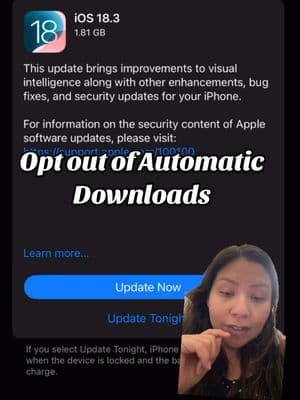 If it ain’t one thing it’s another!!! #greenscreenvideo #automaticupdates #stepbystep #appleiphone #softwareupdate #tiktokdownload 