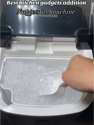 This by far is one of the best kitchen gadgets  additions to date !!  Something about that nugget ice ❤️❤️  If you have been wanting to get one , check the link above ⬆️  #kitchengadgets #kitchengadget #nuggetice #nuggeticemachine #creatorsearchinsights 