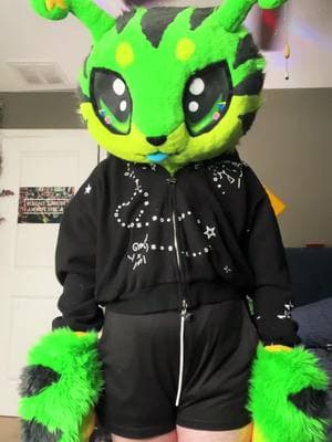 in contrast with my last post lets try to be light hearted #furry #fursuit #fursuiter #fursuiting #alienfursuit #furryfandom #furrytiktok