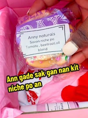 Ann gade sak genyennan kit niche po an .#AnnyNaturals #AnnyNaturalsFam #savonnatirel #cosmeticanatural #cosmeticanatural #Fanmnanbiznis #annynaturalsacademy #vinnaprannfèsavonnatirèl #ValentinesDay #valentinesdaygift 