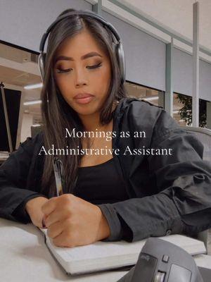 Mornings as an Administrative Assistant #work #worklife #office #officelife #workroutine #asmr #adminlife #admin #administrativeassistant #fyp #foryou #foryoupage 