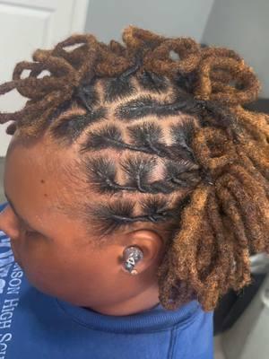 My clients with long locs typically request styles that temporarily reduce length just to switch it up or to take a break #longlocstyles #longlocstylesforwomen #locstyles #locstylesforwomen #locretwistandstyle #ncloctician #kdsartistry #lexingtonnc #lexingtonnchairstylist #greensboronc #winstonsalem #charlottenc #fyp