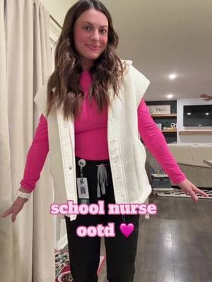 3 pack of this long sleeve!! OBSESSED. perfect with scrubs 🩷 #nurse #registerednurse #rn #schoolnurse #sherpavest #longsleeve #underscrub #ernurse #nursing #ootdfashion #nursingoutfits #nursesoftiktok #nurselife #worklife #workootd #work 