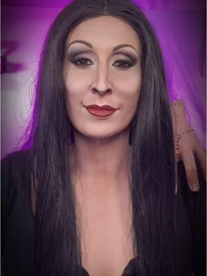 Turning myself into Morticia Addams played by Anjelica Huston #morticiaaddams #celebritynews #addamsfamily #makeuptransformation 