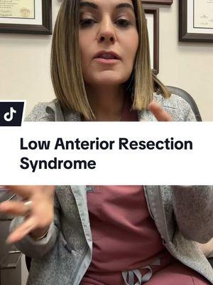 If dietary management doesn’t work, next steps are Emsella and PT, Rectal irrigation or sacral neuromodulation. I realize that it doesn’t end at curing the cancer. So many patients are left with the long term effects of treatment. I’m here for you. #surgeon #rectalcancer #lowanteriorresectionsyndrome #colorectsurgeon #lars 