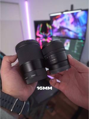 Sony E 15mm or Sigma 16mm f/1.4?? 🤔 #sony #sonylens #sony15mm #sigma16mm #sonyalpha #wideangle #cameralens @Sony Alpha @SIGMA America 