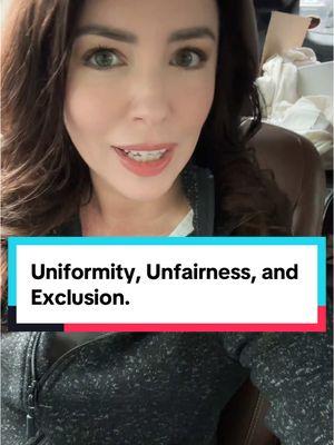 I’m so curious, is it diversity, equity, or inclusion you don’t like? And the opposite of these words are uniformity, unfairness, and exclusion. You actually prefer those? I’d love to hear more about that. Imagine if that’s how your workplace was described or you were applying for a new job and the job posting described a company as uniform, unfair, and exclusive. I’m not sure many people think about that just because you aren’t currently a protected class (diverse), doesn’t mean you won’t be some day. Do you want to be treated unfairly and excluded because you’re over 40? Do you want to be paid less because you developed migraines or anxiety? If someday you are injured and need to use a mobility device, are you ok with being excluded when you used to be included? DEI was never about hiring or promoting an unqualified applicant or employee over one who is qualified. It’s about ensuring everyone gets a fair and equitable chance. I can see how people experience privilege wouldn’t want things to be fair, though. Because that would mean they’d actually have to compete against other qualified or more qualified applicants or employees. Many other creators have explained this better than I have. Please listen to them. #humanresources #careertiktok #hrtiktok #managersbelike #corporatetiktok #corporatelife #manager #worktok #dei 