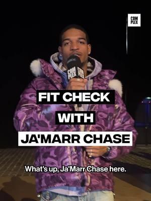 We caught up with NFL star Ja'Marr Chase at Paris Fashion Week, and he was straight stunting at the @kidsuper FW25 show in that iconic Kid Super x Bape 2006 Wayne jacket on #Fitcheck #JaMarrChase #ParisFashionWeek #KidSuper #Bape #FW25 #StreetwearCulture  #NFLFashion #LuxuryStreetwear #TikTokFashion