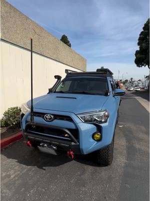 Cavalry Blue LINE-X exterior on this 2022 4Runner – now it’s ready to tackle the trails with style and durability! 🎥: @LINE-X San Diego  #LINEX #LINEXIt #Toyota #4Runner