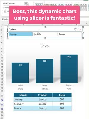 Create chart with excel slicer using shortkeys only #excel #exceltips #exceltutorial #learnexcelontiktok #excelhelp #productivityhacks #spreadsheetskills #microsoftexceltutorial #fyp #fypage #fypppppppppppppp