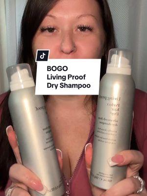 My holy grail #dryshampoo by @Living Proof, Inc. is on a BOGO sale!!! #livingproof #livingproofinc #haircare #dryshampoohack #hairstyle #hairtutorial #hairstyles #hairstylist #hairtransformation #hairtutorials #hairinspo #mustbuy #hairproducts #haircareroutine #tiktokshopdeals #bogo #beauty #BeautyTok #HairCareTips #hair #productsyouneed #beautyhacks #tiktokshoploveatfirstfind #hairtok #valentinesdaygift #lovelanguage #tiktokshopcreatorpicks 