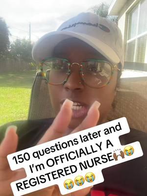 Those 150 questions were brutal!!!!! I forgot to mention I had ALOT of case studies #nclexrn #150questionsnclex #nursestudent #nursestorytime 