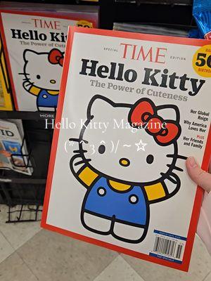 (^з^)-☆ not me buying this for $15.00  #hellokittytime #hellokitty50thanniversary #hellokittymagazine #sanrio #hellokittygirls 