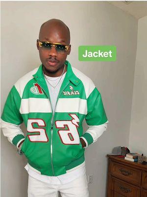 This leather just is so fly in green ngl. #creatorsearchinsights #carhartt  #TikTokShop #cleanmen #streetsmart  #jacket #leatherjacket #racerjacket  #men #fashiontiktok #winterfashion #streetwear #giftguide #tiktokshopcreatorpicks #foryou