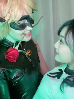 They really introduced the craziest ship and then shut the whole thing down in a single episode 😭 @anmari 💖✨  #miraculousladybug #miraculousladybugcosplay #marichat #catnoir #catnoircosplay #chatnoir #marinettedupaincheng #mlbcosplay 