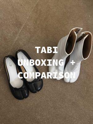 $150 tabis vs. $1000 tabis 🥹 let’s unbox and compare @WoodchuckSato tabi Mary Janes to Maison Margiela tabi boots! #tabis #margiela #tabiboots #tabiflats #unboxing #maryjanes #tabioutfit 