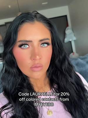 @Myeyebbofficial 😍💖✨Code LAURAELLE or 🔗 in bi0 gets you 20% off your colored contacts order!  ✨💕😘😘 #coloredcontacts #coloredcontactlenses #unrecognizablemakeup #makeupchallenge #blueyes #myeyebbcontactlenses #myeyebbpartner 