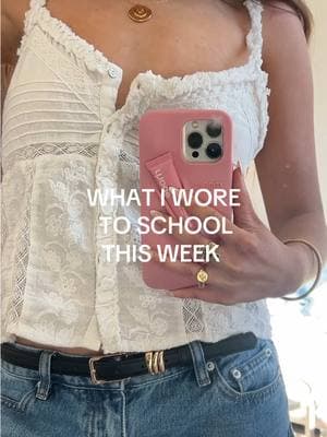 What I wore to classes this week ⭐️ - #creatorsearchinsights #collegeoutfits #classoutfit #schooloutfit #weekofoutfits #outfitinspo  @Glassons @Free People @Amazon Fashion @Djerf Avenue @ANINE BING OFFICIAL @stevemadden @Joiana 