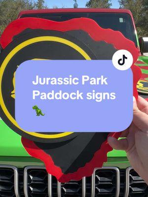 Made some paddock signs for our Jurassic Park house #jurassicpark #jurassicworld #jurassicparksigns #jurassicparkpaddocksign #dilophosaurus #trex #velociraptor #3dprints #3dprinting #multicolorprints #jurassicparkdecor #jurassicparkhouse #jurassicparkjeep #jurassicjeep #jurassicparktribute #jurassicparktributejeep #jurassicparktourvehicle #jurassicjeeplife #jurassicparklife