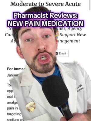 Everything you need to know about the newest pain medication Journavx #pain #painmanagement #pharmacy #pharmacist #journavx #suzetrigine #millennialrx 