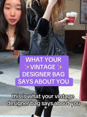 What your vintage designer bag says about you #whatyourfavoritesaysaboutyou #designerbags #vintagefashion #vintageclothes #vintagestyle #designerbags #fyp #viral