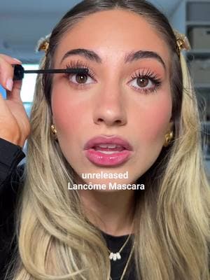 #ad #LancômePartner testing a lab sample of a NEW @Lancôme mascara 🤭👀 #makeup #makeuptok #mascara #mascarareview #lancomemakeup 